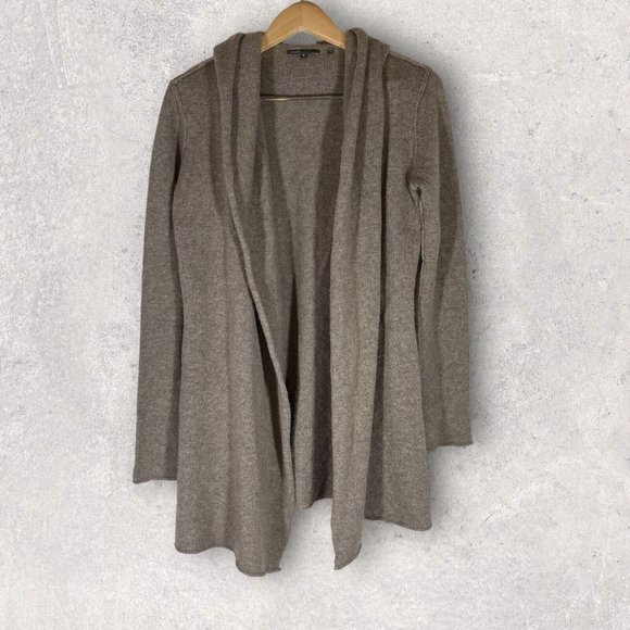 Vince Sweaters - Vince Cashmere Wool Hooded Open Front Oversized Cardigan Sweater Size Medium